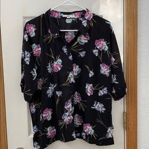 “Vans” Button up floral shirt